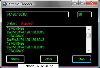 Xtreme Flooder! - Report date: :40:10 (GMT 1) File name - Hacking Tools